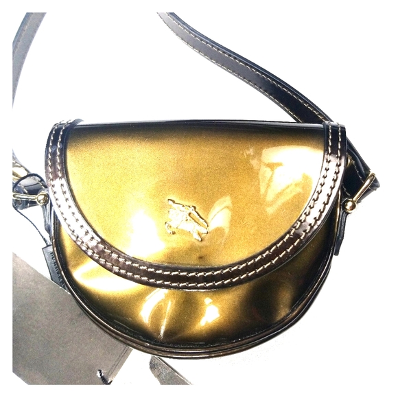 BURBERRY Mini Patent Crossbody $495 - Picture 1 of 8